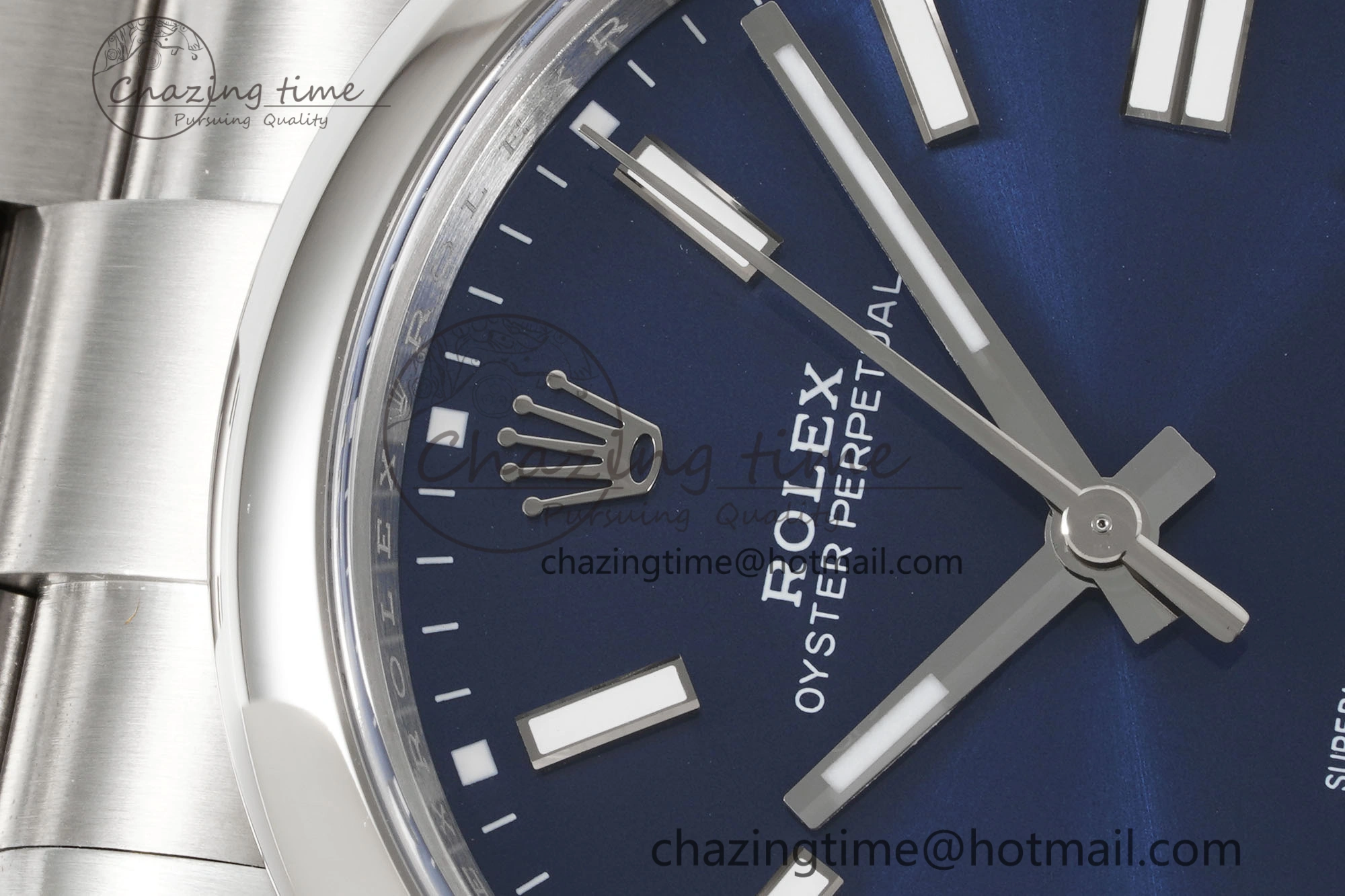 Oyster Perpetual 41mm 124300 KING 1:1 Best Edition 904L Steel Blue Dial on SS Bracelet VR Snug 2081