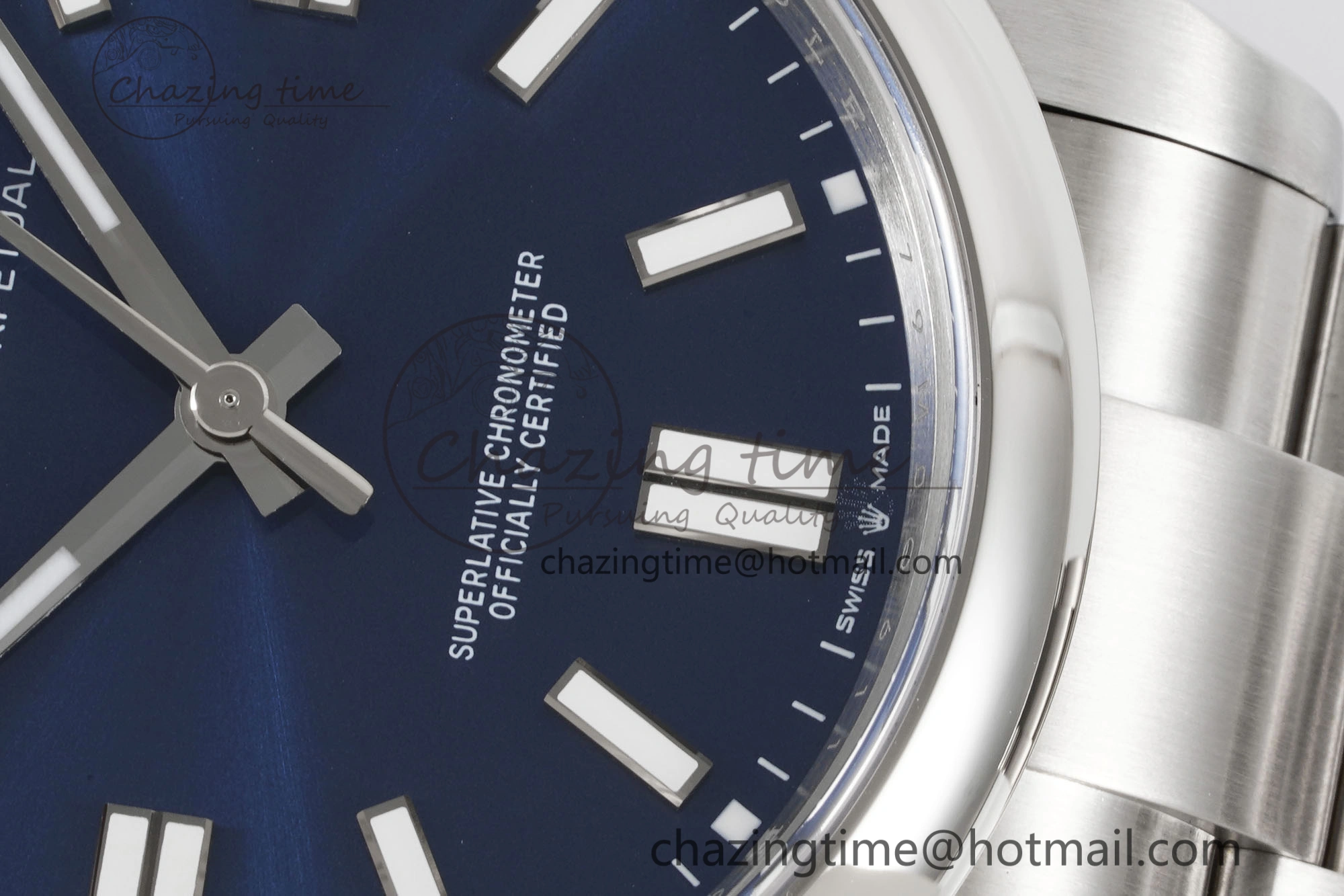 Oyster Perpetual 41mm 124300 KING 1:1 Best Edition 904L Steel Blue Dial on SS Bracelet VR Snug 2081