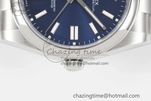 Oyster Perpetual 41mm 124300 KING 1:1 Best Edition 904L Steel Blue Dial on SS Bracelet VR Snug 2081