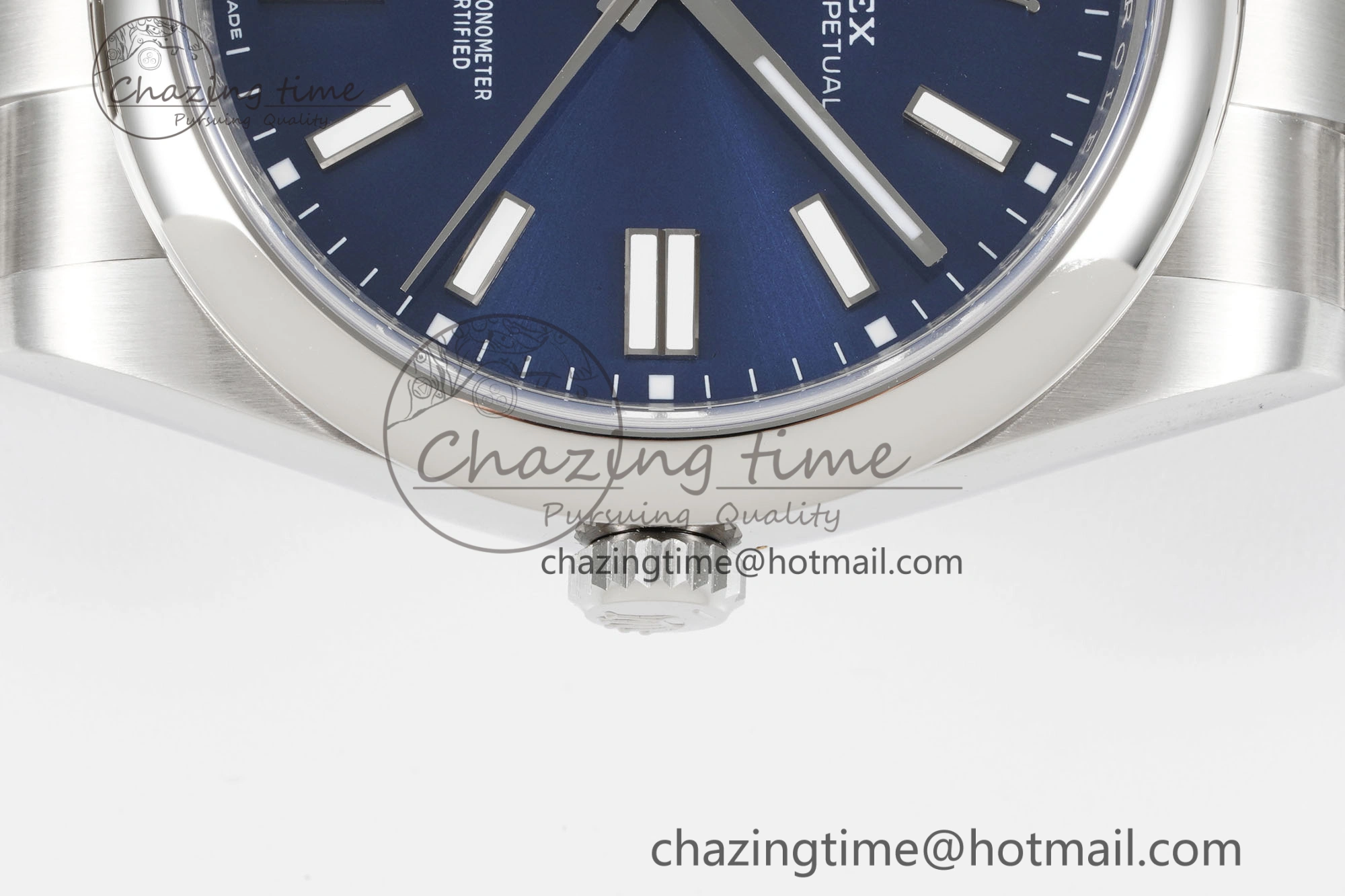 Oyster Perpetual 41mm 124300 KING 1:1 Best Edition 904L Steel Blue Dial on SS Bracelet VR Snug 2081