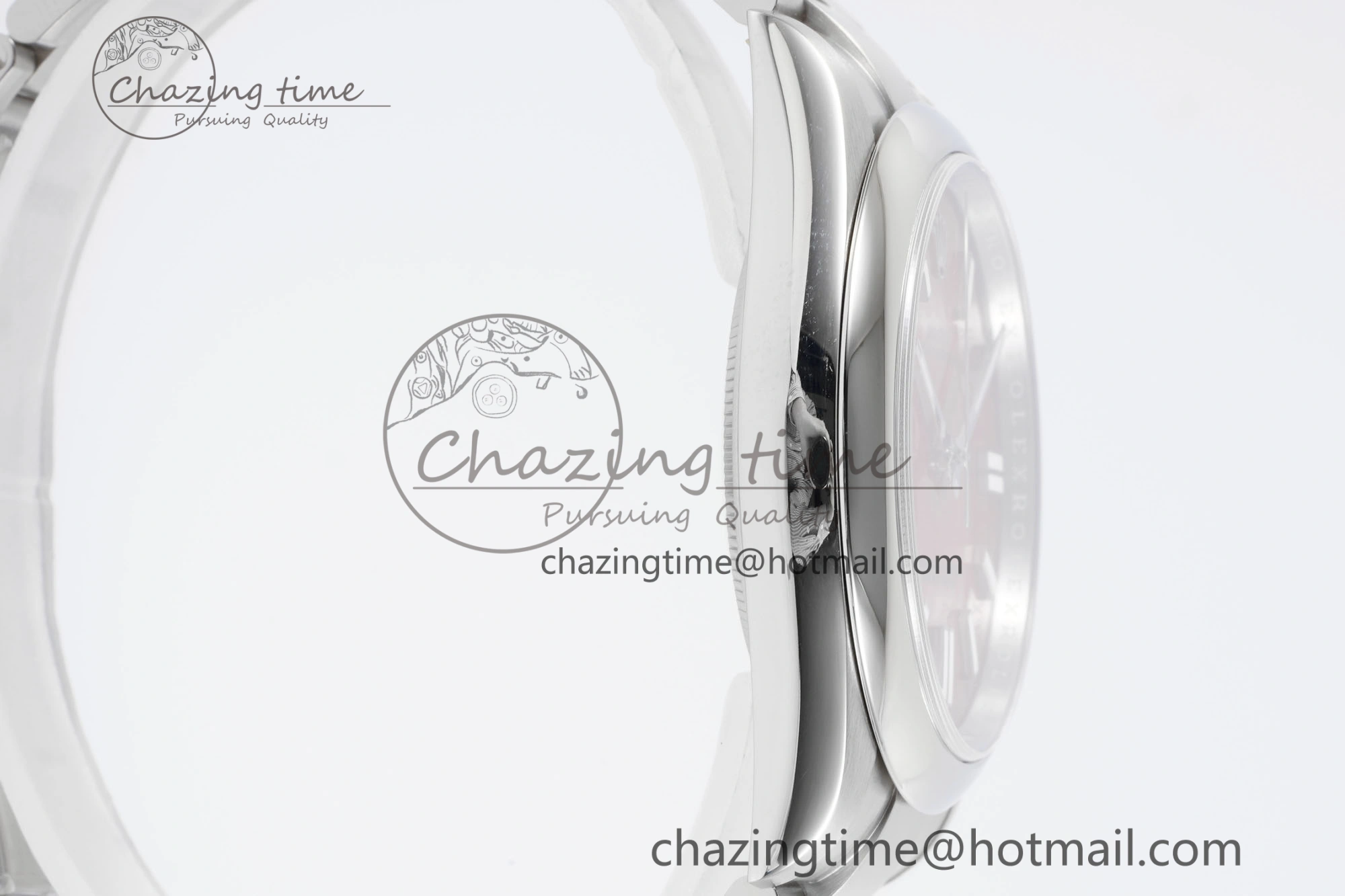 Oyster Perpetual 41mm 124300 KING 1:1 Best Edition 904L Steel Red Dial on SS Bracelet VR Vibrant 2079