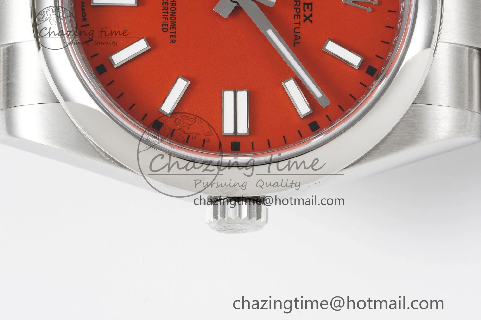 Oyster Perpetual 41mm 124300 KING 1:1 Best Edition 904L Steel Red Dial on SS Bracelet VR Vibrant 2079