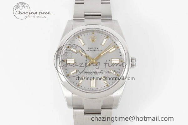 HighQuality Oyster Perpetual 41mm 124300 KING 1:1 Best Edition 904L Steel Silver Dial on SS Bracelet VR 2080