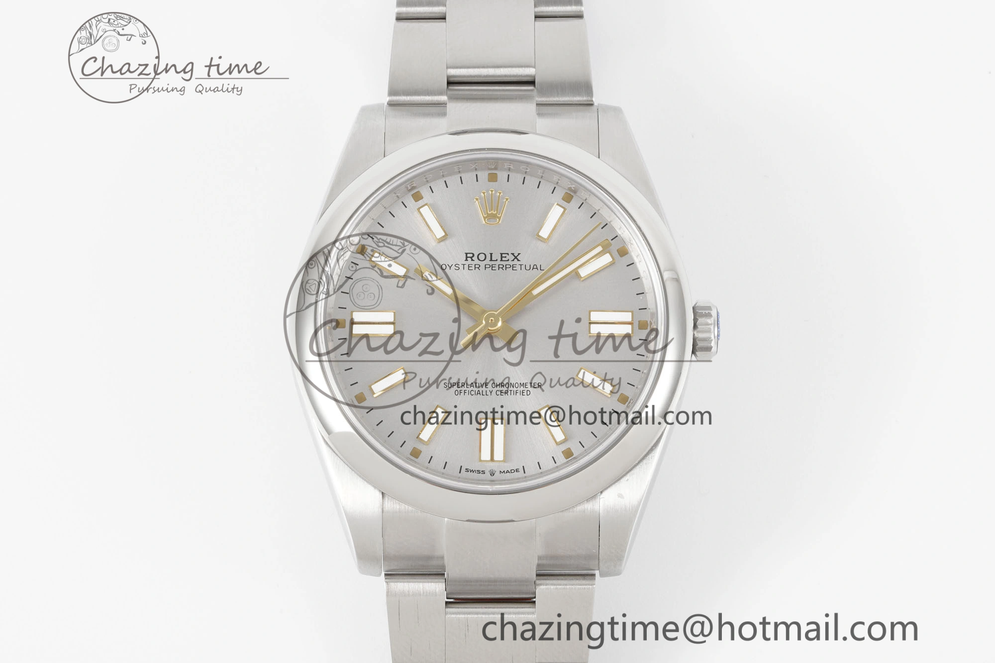 HighQuality Oyster Perpetual 41mm 124300 KING 1:1 Best Edition 904L Steel Silver Dial on SS Bracelet VR 2080
