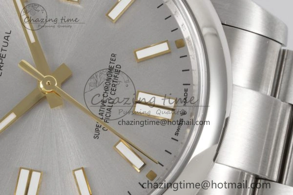 HighQuality Oyster Perpetual 41mm 124300 KING 1:1 Best Edition 904L Steel Silver Dial on SS Bracelet VR 2080