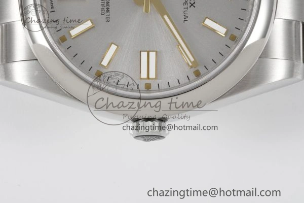 HighQuality Oyster Perpetual 41mm 124300 KING 1:1 Best Edition 904L Steel Silver Dial on SS Bracelet VR 2080