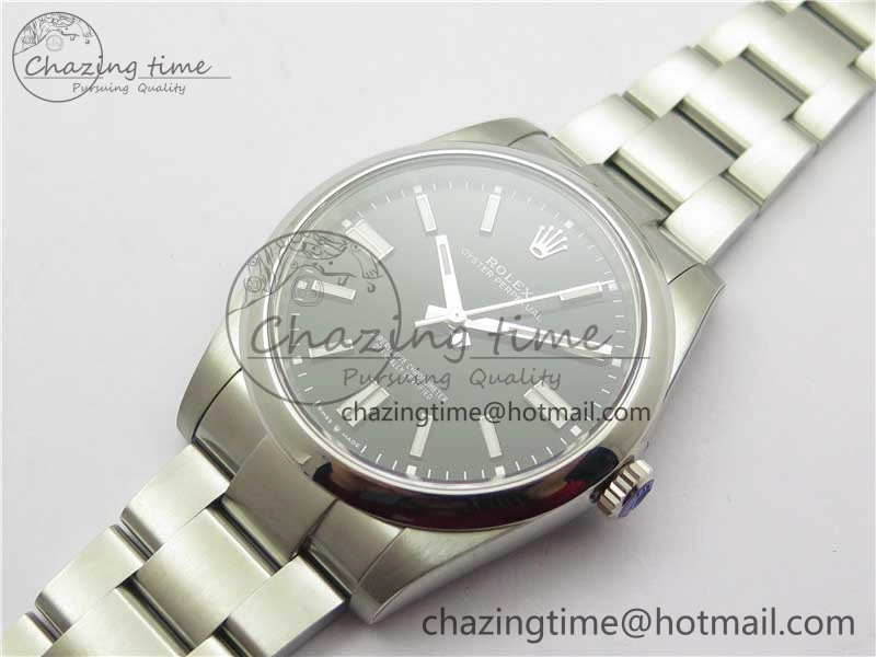 Oyster Perpetual 41mm 124300 ROF 1:1 Best Edition 904L Steel Black Dial on SS Bracelet A Vibrant 2669