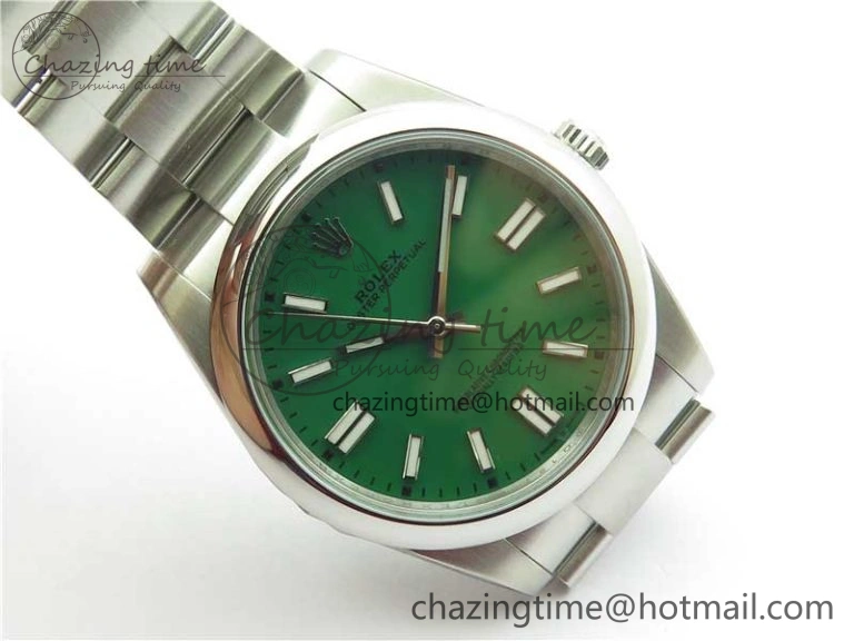 OdorResistant Oyster Perpetual 41mm 124300 ROF 1:1 Best Edition 904L Steel Green Dial on SS Bracelet A 2664
