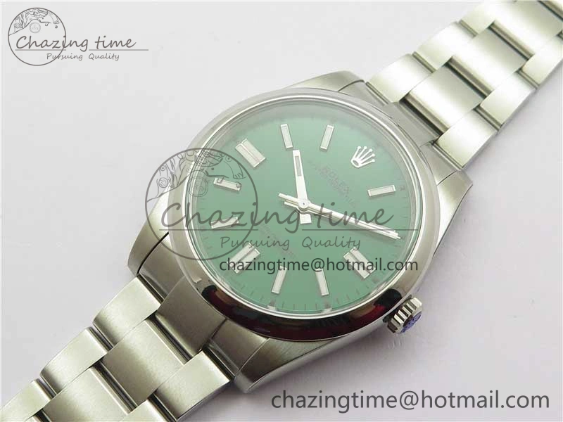 OdorResistant Oyster Perpetual 41mm 124300 ROF 1:1 Best Edition 904L Steel Green Dial on SS Bracelet A 2664