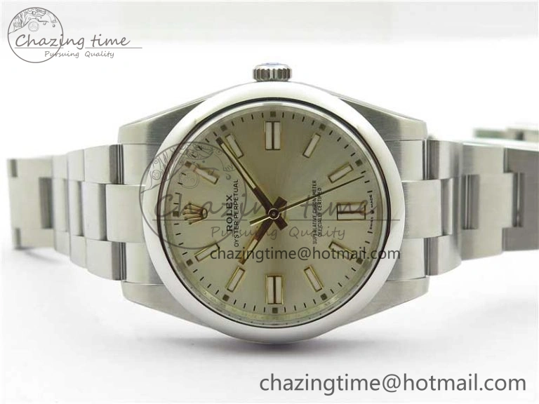 Oyster Perpetual 41mm 124300 ROF 1:1 Best Edition 904L Steel Silver Dial on SS Bracelet A Casual 2665