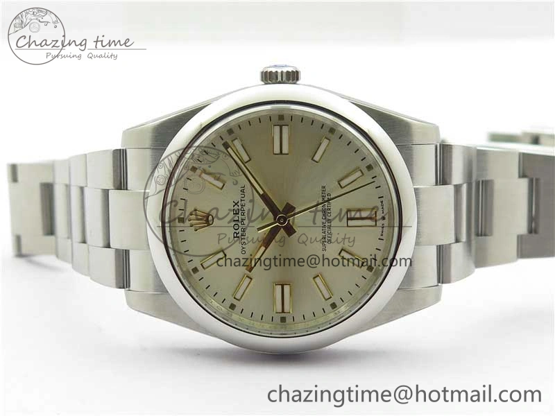 Oyster Perpetual 41mm 124300 ROF 1:1 Best Edition 904L Steel Silver Dial on SS Bracelet A Casual 2665