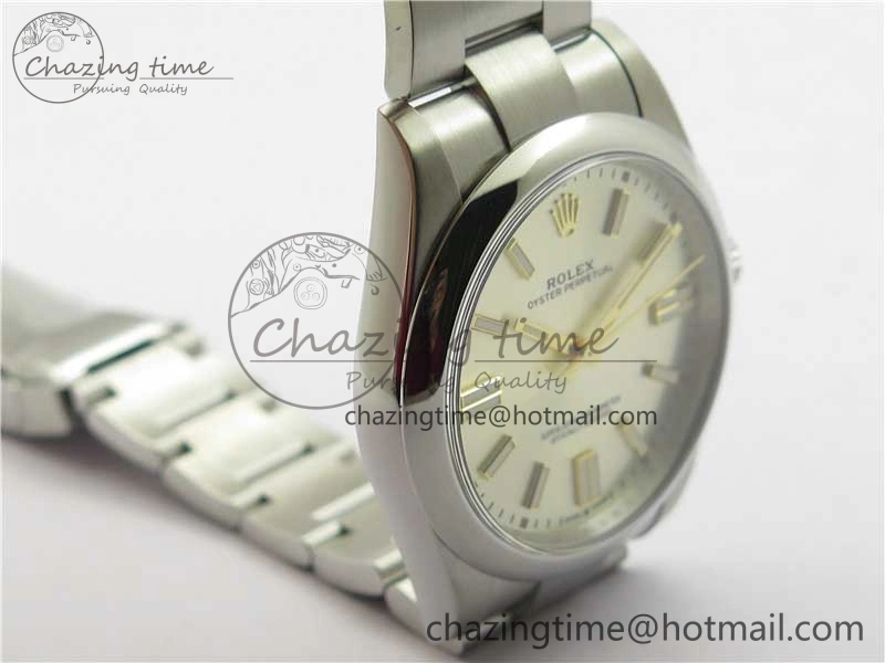 Oyster Perpetual 41mm 124300 ROF 1:1 Best Edition 904L Steel Silver Dial on SS Bracelet A Casual 2665
