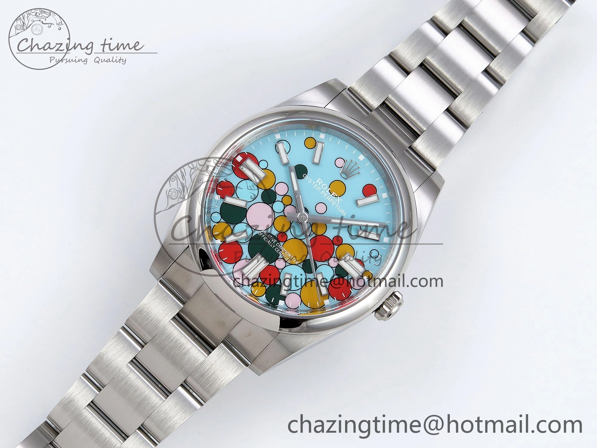 UrbanStyle Oyster Perpetual 41mm 126000 Clean 1:1 Best Edition 904L Steel Celebration Dial on SS Bracelet VR 1636