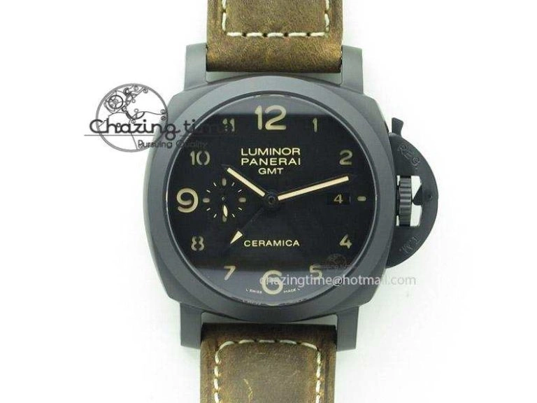 PAM 089 GMT 1:1 H Maker Best Edition on Leather Strap ModernLook 8604