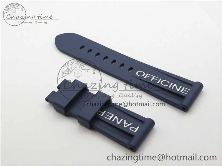 OdorResistant PAM 1033 44mm VSF 1:1 Best Edition Blue Dial on Blue Leather Strap P.9001 Super Clone 8389