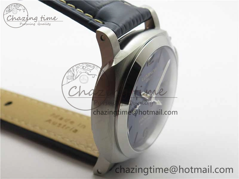 OdorResistant PAM 1033 44mm VSF 1:1 Best Edition Blue Dial on Blue Leather Strap P.9001 Super Clone 8389