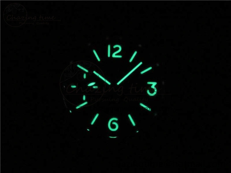 PAM 111 Noob 1:1 Best Edition On ETA6497 With Y-Incabloc On Brown Leather Strap V Refined 8407