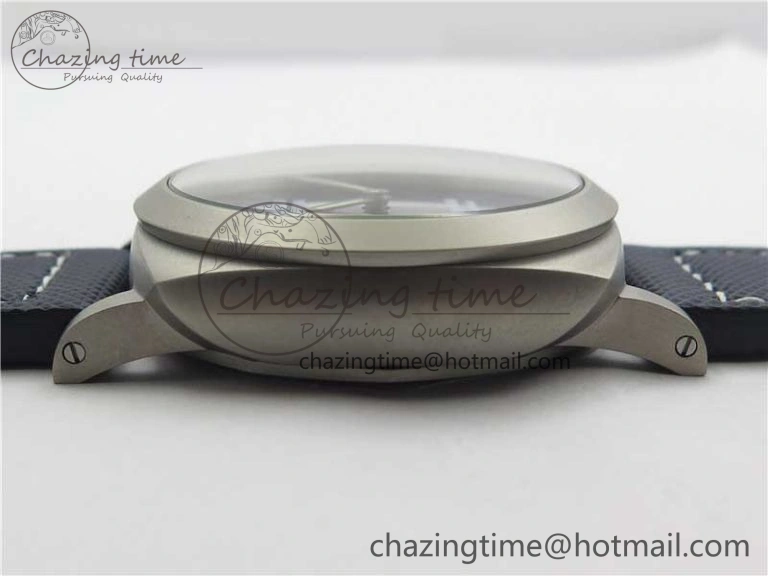 PAM 1117 Ti Case VSF 1:1 Best Edition Blue Dial on Blue Sportech Strap P.9010 Clone (Free Leather Strap) Seasonal 8397