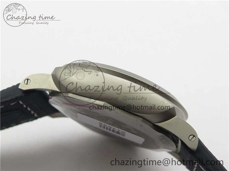 PAM 1117 Ti Case VSF 1:1 Best Edition Blue Dial on Blue Sportech Strap P.9010 Clone (Free Leather Strap) Seasonal 8397
