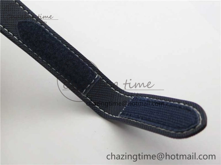 PAM 1117 Ti Case VSF 1:1 Best Edition Blue Dial on Blue Sportech Strap P.9010 Clone (Free Leather Strap) Seasonal 8397