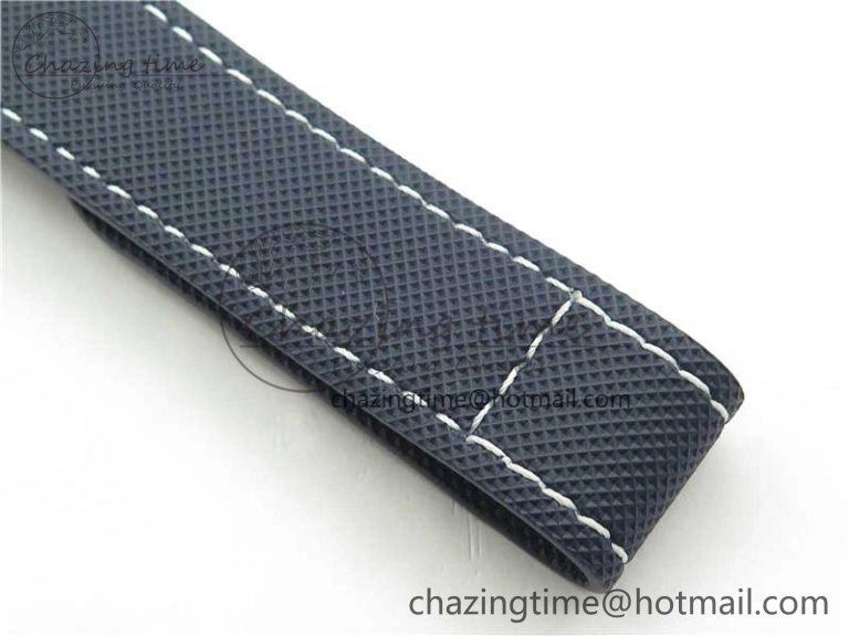 PAM 1117 Ti Case VSF 1:1 Best Edition Blue Dial on Blue Sportech Strap P.9010 Clone (Free Leather Strap) Seasonal 8397