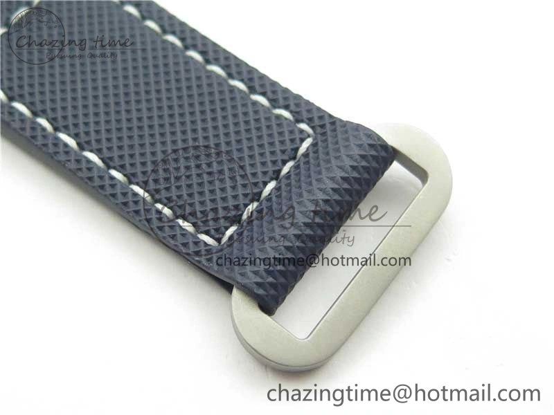 PAM 1117 Ti Case VSF 1:1 Best Edition Blue Dial on Blue Sportech Strap P.9010 Clone (Free Leather Strap) Seasonal 8397