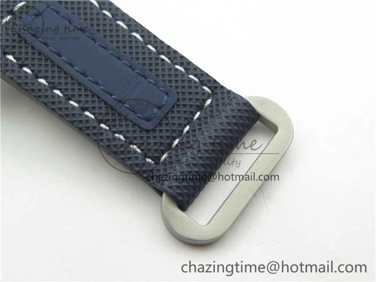 PAM 1117 Ti Case VSF 1:1 Best Edition Blue Dial on Blue Sportech Strap P.9010 Clone (Free Leather Strap) Seasonal 8397
