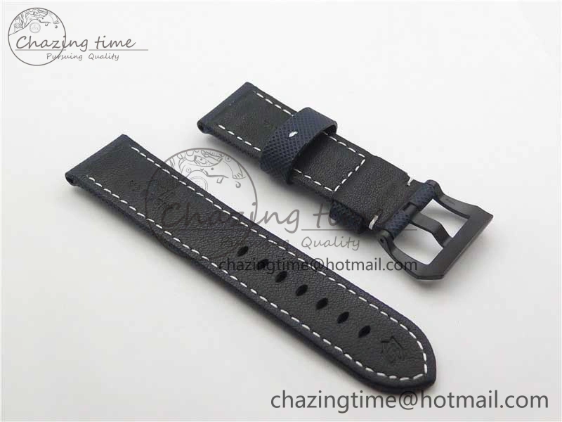PAM 1117 Ti Case VSF 1:1 Best Edition Blue Dial on Blue Sportech Strap P.9010 Clone (Free Leather Strap) Seasonal 8397