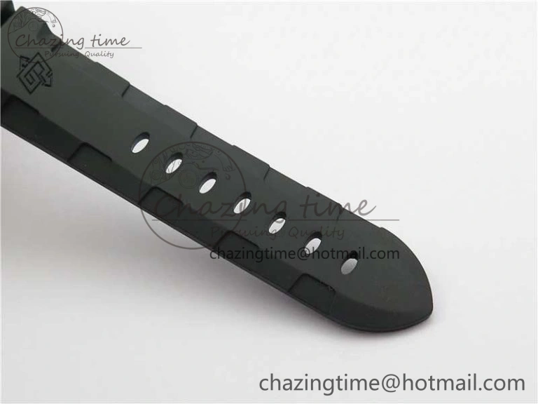 PAM 1209 42mm VSF  Blue Ceramic Bezel 1:1 Best Edition Black Dial on Rubber Strap P.9010 Clone GoAnywhere 8382