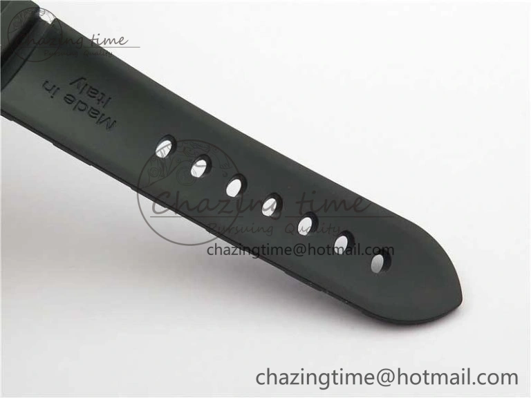 PAM 1209 42mm VSF  Blue Ceramic Bezel 1:1 Best Edition Black Dial on Rubber Strap P.9010 Clone GoAnywhere 8382