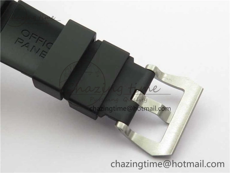 PAM 1209 42mm VSF  Blue Ceramic Bezel 1:1 Best Edition Black Dial on Rubber Strap P.9010 Clone GoAnywhere 8382
