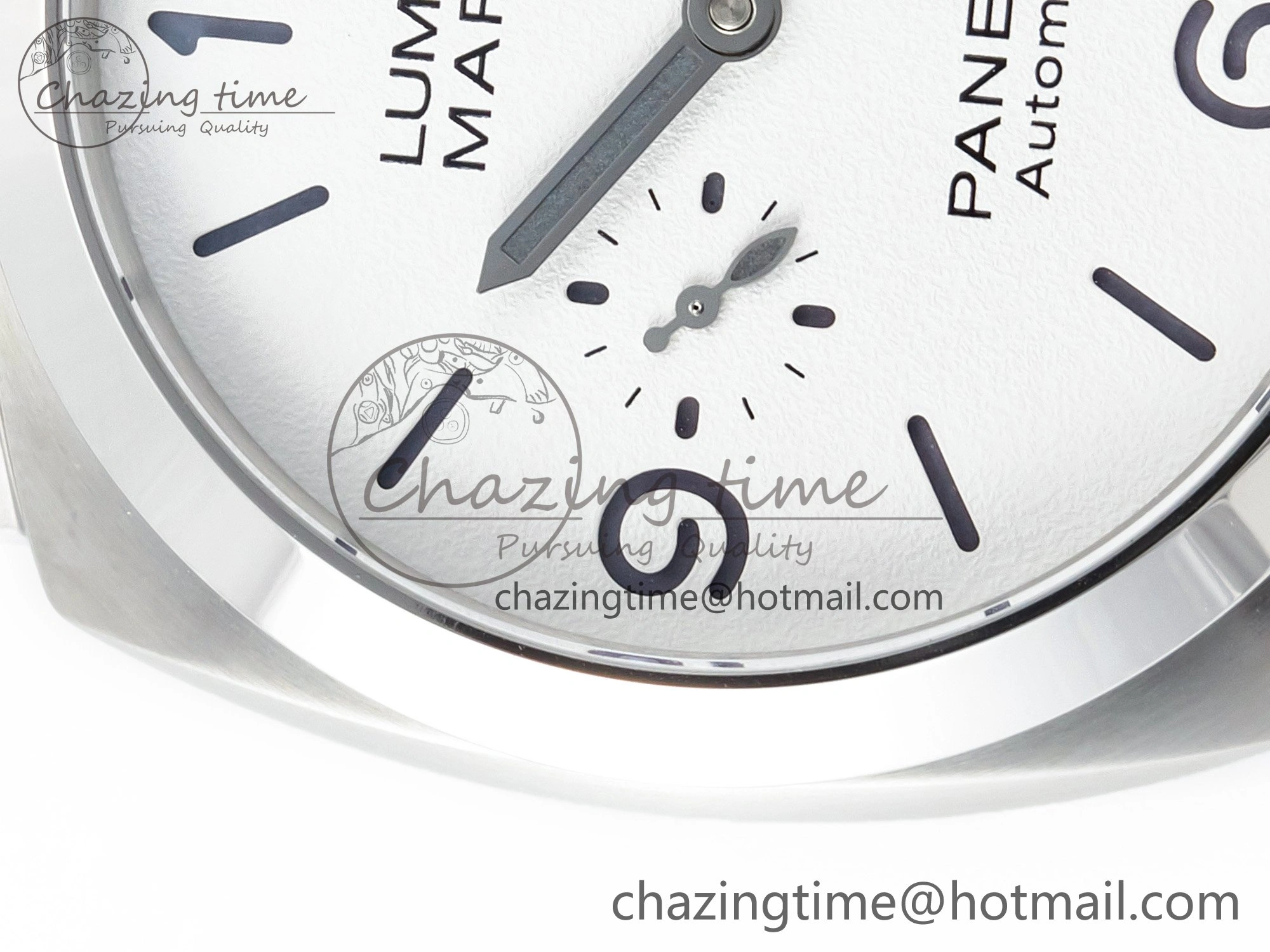 TopPick PAM 1314 TTF 1:1 Best Edition White Dial on Gray Asso Strap P. 8335