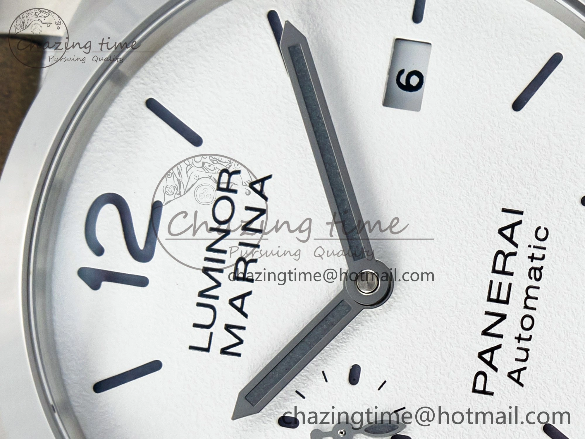 TopPick PAM 1314 TTF 1:1 Best Edition White Dial on Gray Asso Strap P. 8335