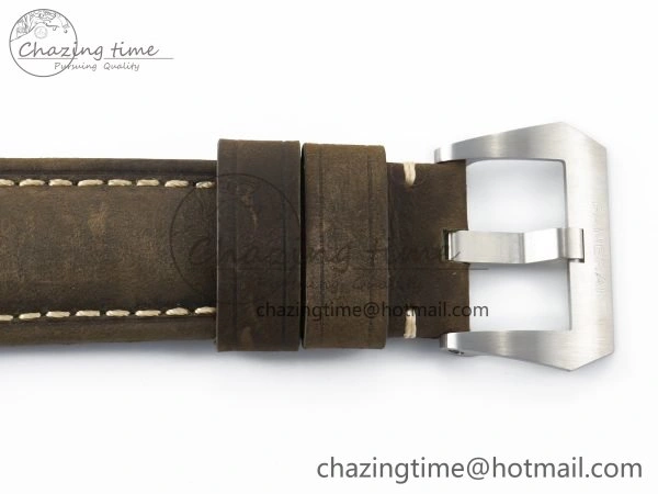 TopPick PAM 1314 TTF 1:1 Best Edition White Dial on Gray Asso Strap P. 8335