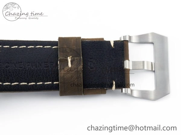 TopPick PAM 1314 TTF 1:1 Best Edition White Dial on Gray Asso Strap P. 8335