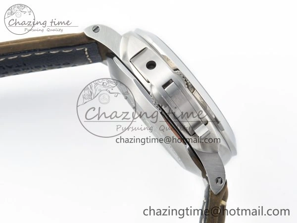 TopPick PAM 1314 TTF 1:1 Best Edition White Dial on Gray Asso Strap P. 8335