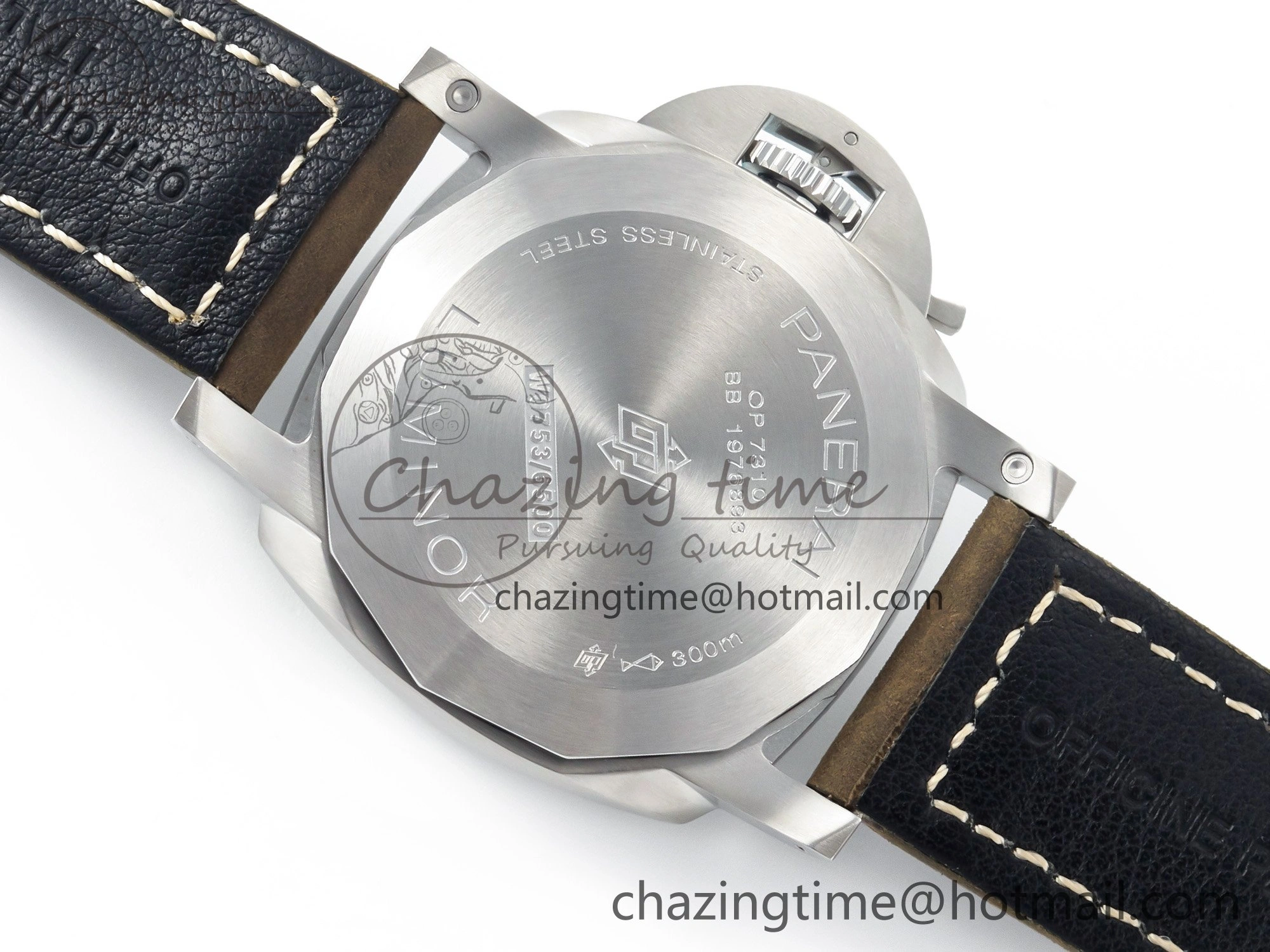 TopPick PAM 1314 TTF 1:1 Best Edition White Dial on Gray Asso Strap P. 8335