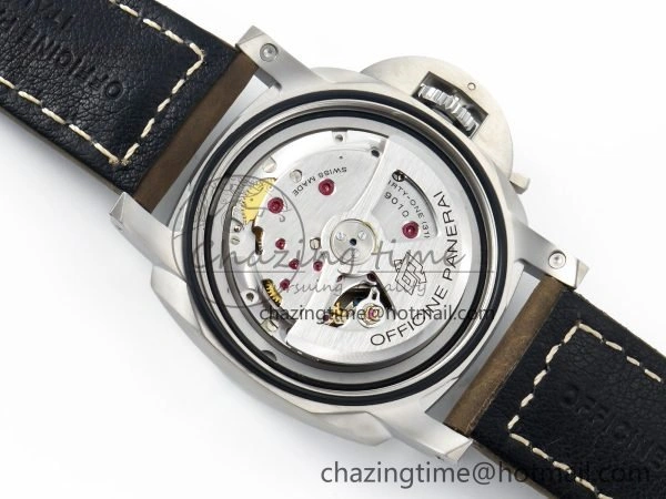 TopPick PAM 1314 TTF 1:1 Best Edition White Dial on Gray Asso Strap P. 8335
