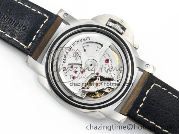 TopPick PAM 1314 TTF 1:1 Best Edition White Dial on Gray Asso Strap P. 8335