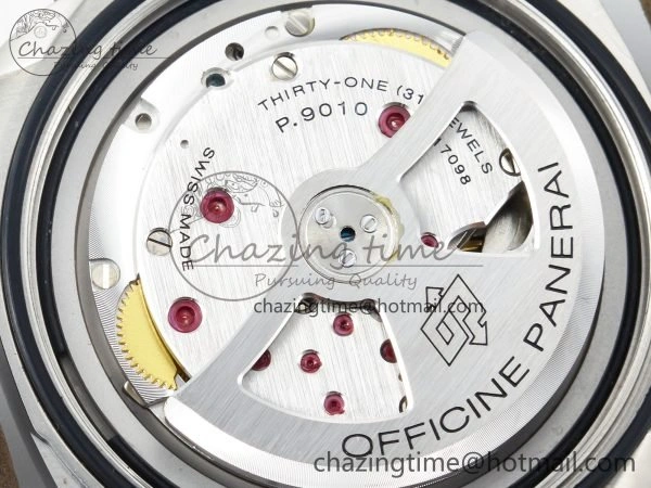 TopPick PAM 1314 TTF 1:1 Best Edition White Dial on Gray Asso Strap P. 8335
