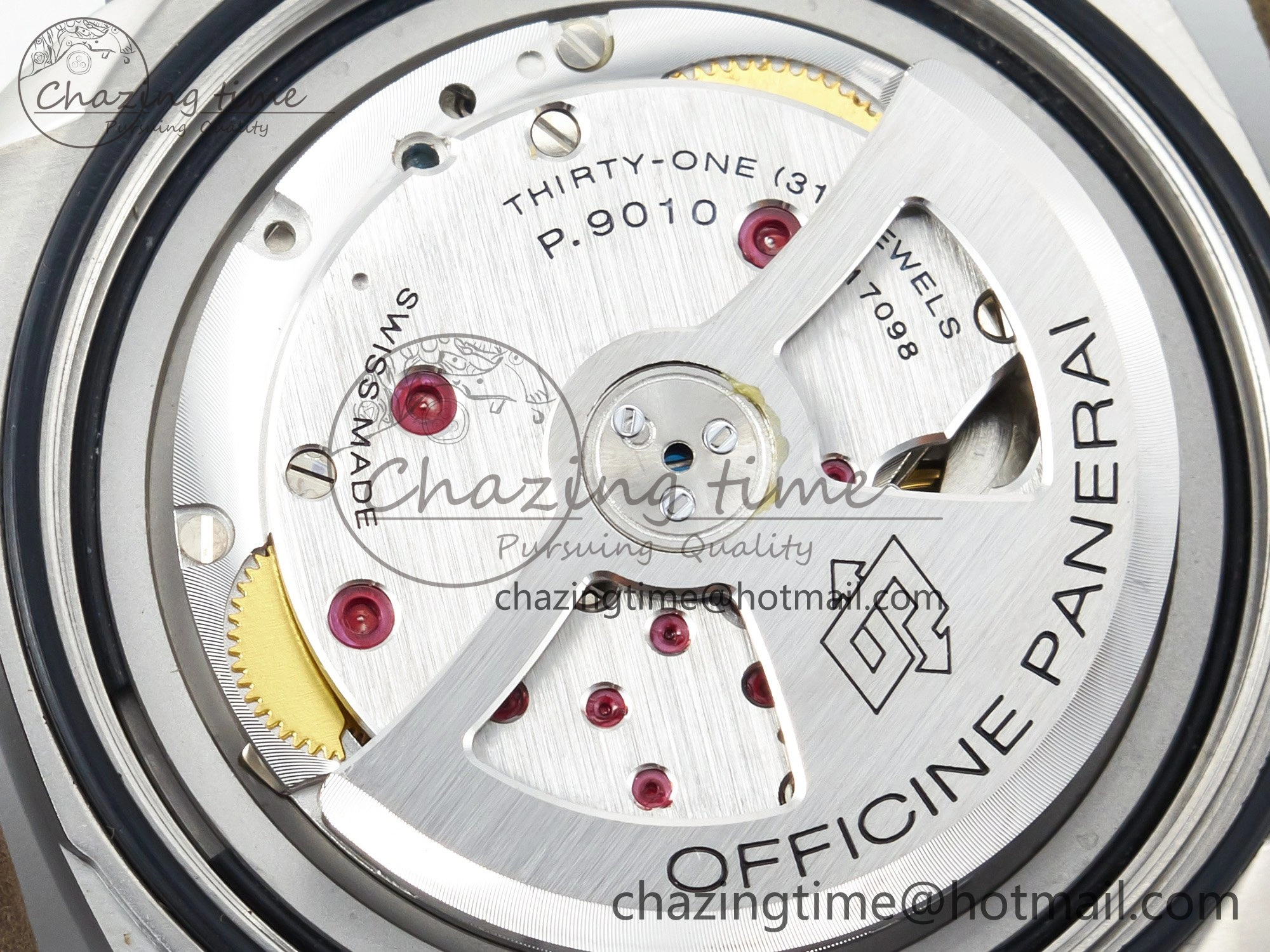TopPick PAM 1314 TTF 1:1 Best Edition White Dial on Gray Asso Strap P. 8335