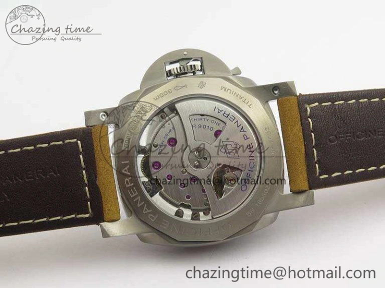 AllSeason PAM 1351 S ZF 1:1 Best Edition Gray Dial On Asso Strap ZFP 8438