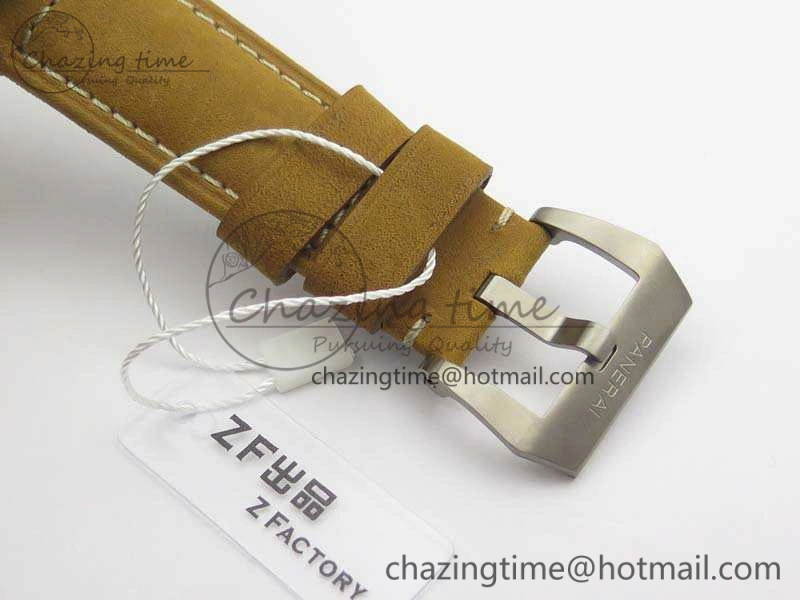 AllSeason PAM 1351 S ZF 1:1 Best Edition Gray Dial On Asso Strap ZFP 8438