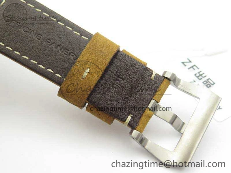 AllSeason PAM 1351 S ZF 1:1 Best Edition Gray Dial On Asso Strap ZFP 8438