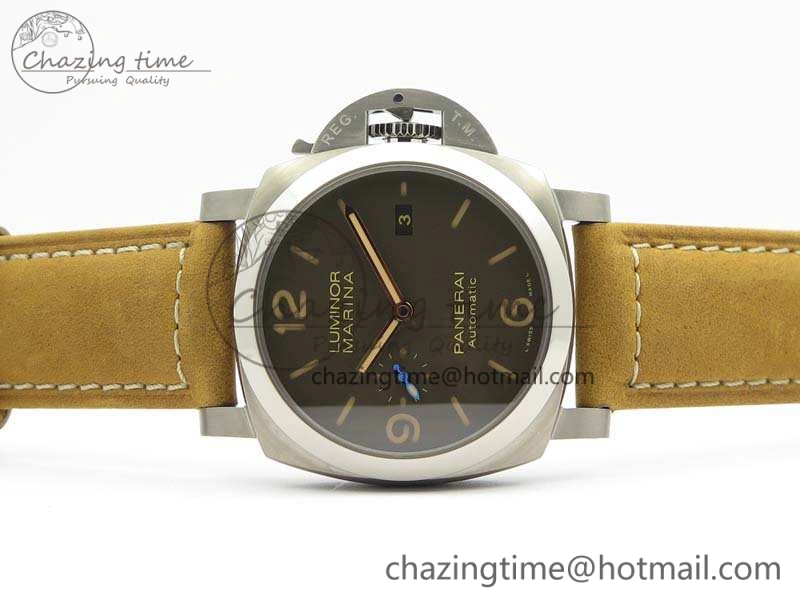 AllSeason PAM 1351 S ZF 1:1 Best Edition Gray Dial On Asso Strap ZFP 8438