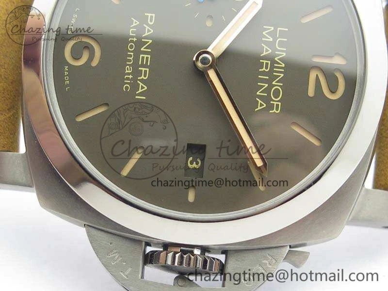 AllSeason PAM 1351 S ZF 1:1 Best Edition Gray Dial On Asso Strap ZFP 8438