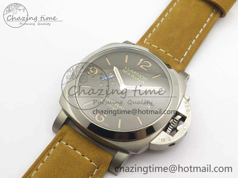 AllSeason PAM 1351 S ZF 1:1 Best Edition Gray Dial On Asso Strap ZFP 8438