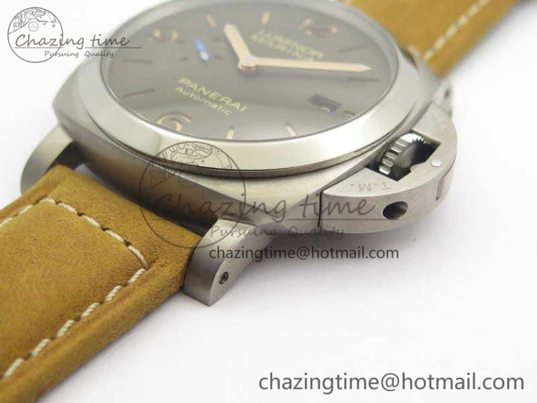 AllSeason PAM 1351 S ZF 1:1 Best Edition Gray Dial On Asso Strap ZFP 8438