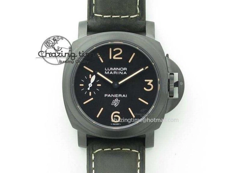 PAM 292J 1:1 H Maker Latest Version on Black Leather Strap TechFriendly 8601