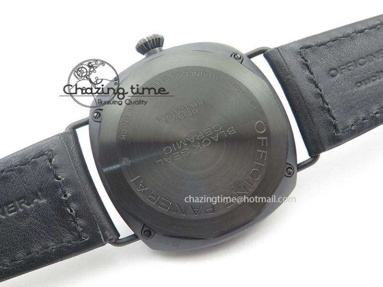 PAM 292J 1:1 H Maker Latest Version on Black Leather Strap TechFriendly 8601